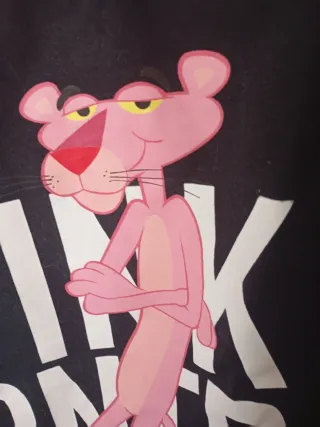 Sudadera Pantera Rosa Negra