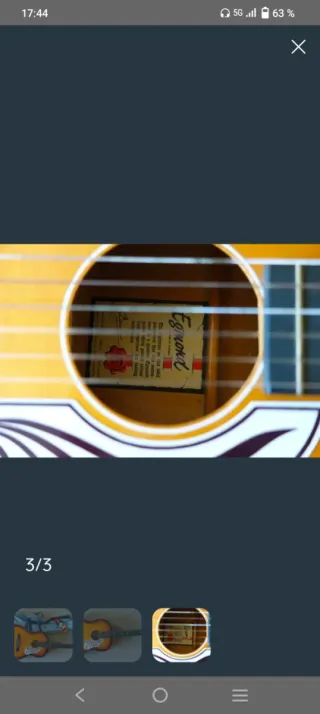 Guitarra Española 97x41x10 con funda