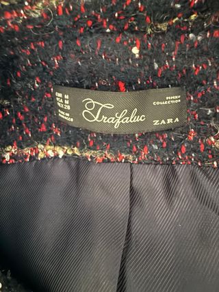 Cazadora Zara Talla M Tweed