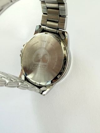 Cronografo Lorus in Acciaio, quadrante Nero