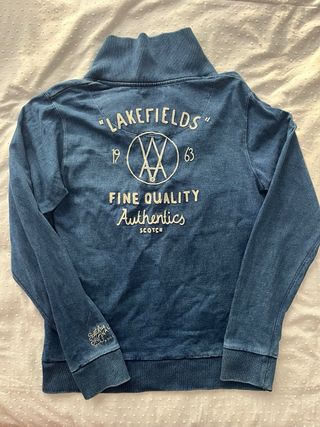 Jersey Scotch & Soda Lakefields Azul