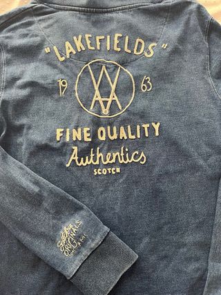 Jersey Scotch & Soda Lakefields Azul