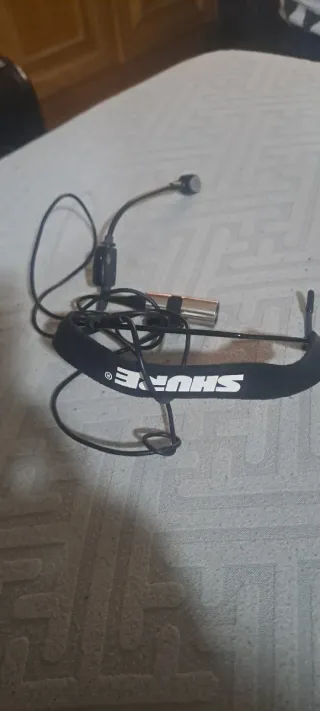 Micrófono diadema negro