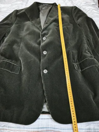 2 chaquetas pana caballero marron y verde