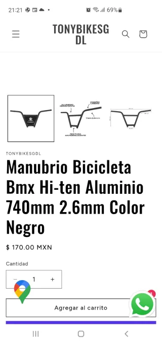 Manillar BMX WTP Pathfinder Pro