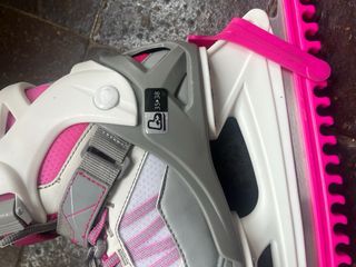 Patines de hielo infantiles rosas. Talla 35-38.