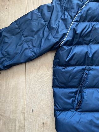 Abrigo acolchado Adidas azul