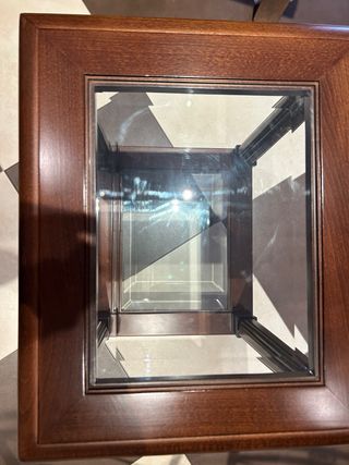 Conjunto de mesas bajas de madera