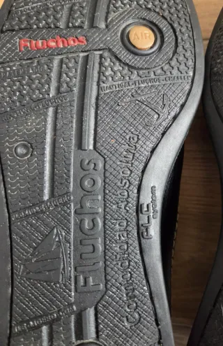 Sandalia Fluchos Tornado Negro Caballero 9882 T42