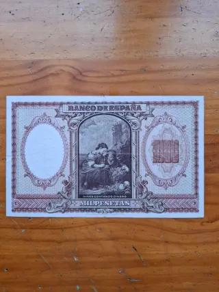 Billete 1000 Pesetas Banco de España 1940