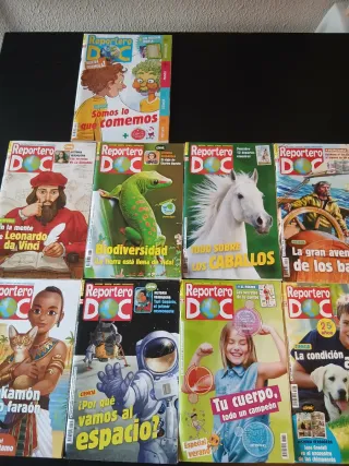 Reportero doc libros niño