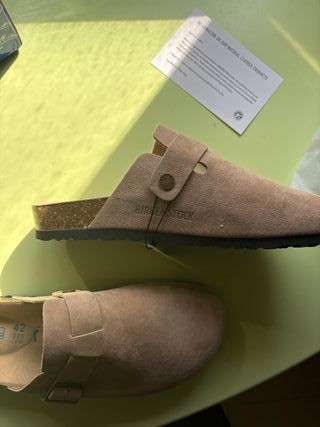 Zuecos Birkenstock Beige Nuevos