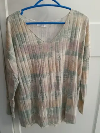 Jersey y pantalón de punto multicolor