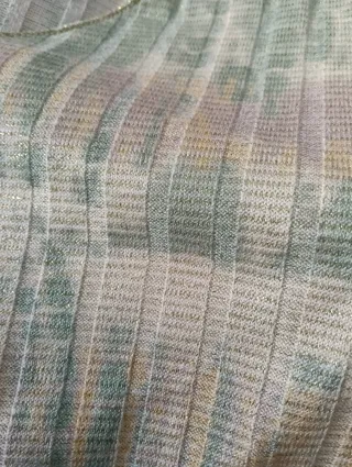 Jersey y pantalón de punto multicolor