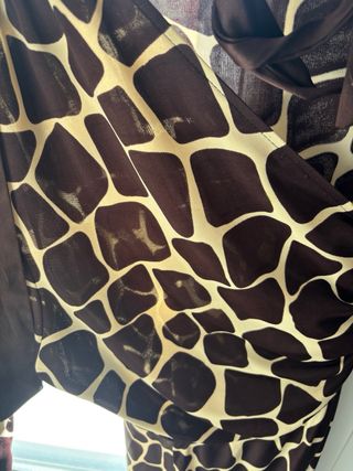 Vestido Punto Roma Beige y Marrón