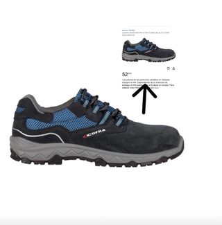 Zapatos de seguridad Cofra Training. Nuevos.