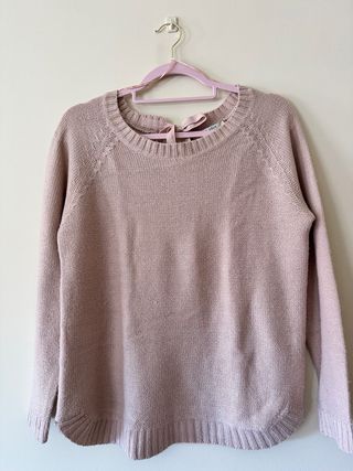 Jersey rosa con lazo en espalda