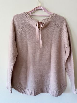 Jersey rosa con lazo en espalda