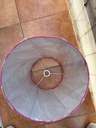 Tulipa de lámpara con diseño floral