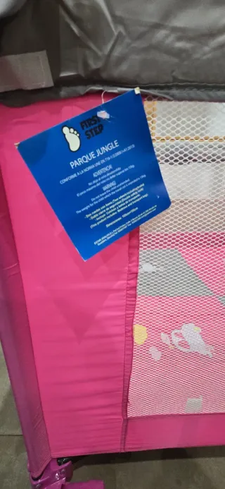 Parque infantil First Step rosa