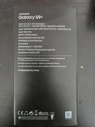 Samsung Galaxy S9+ Dorado 256GB