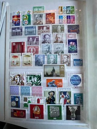 Sellos nuevos de la República Democrática Alemana