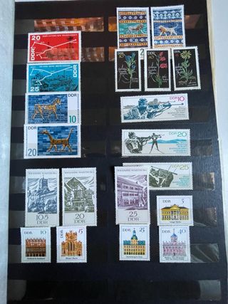 Sellos nuevos de la República Democrática Alemana