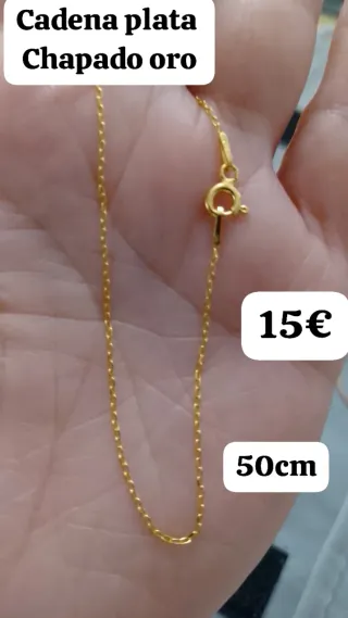 Cadena de plata