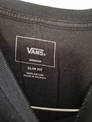 Camiseta Vans Negra Talla M