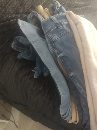 Lote Ropa Talla Única Marrón y Rosa