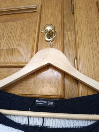 Jersey Rayas Azul y Blanco