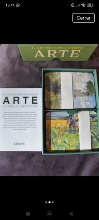 Juego de memoria Arte