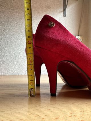 Zapatos de tacón CUPLE burdeos talla 38