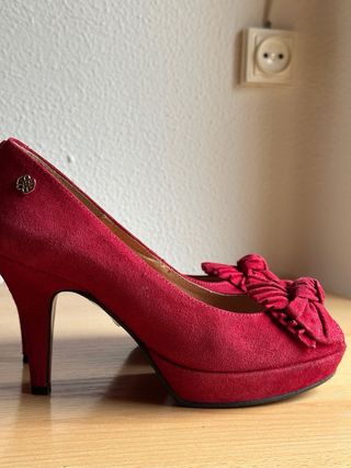 Zapatos de tacón CUPLE burdeos talla 38