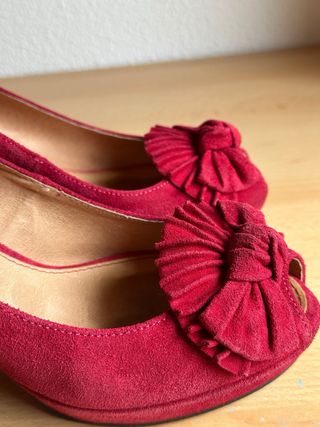 Zapatos de tacón CUPLE burdeos talla 38