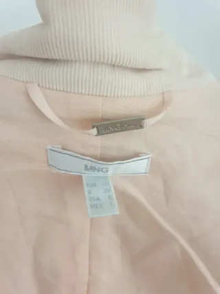 Americana pana fina rosa pastel