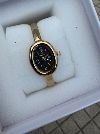 Orologio elegante donna oro nero