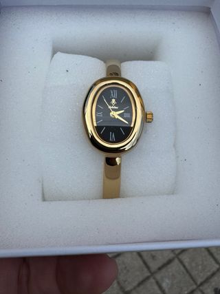 Orologio elegante donna oro nero