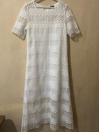 Vestido blanco encaje