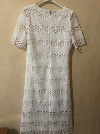 Vestido blanco encaje