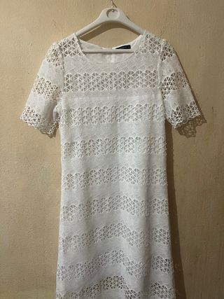 Vestido blanco encaje