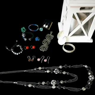 Lote 15 Joyas Bisutería