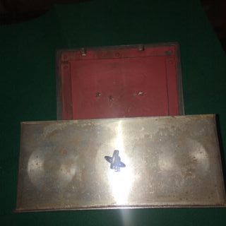 Antigua caja fuerte de hierro/acero