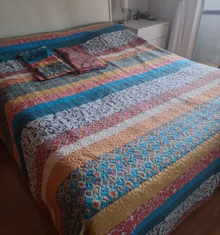 Edredón de entretiempo multicolor