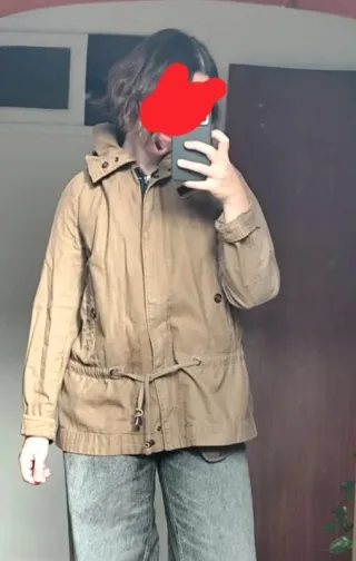 Parka Zara Woman Forrada Borreguillo - Talla S 36