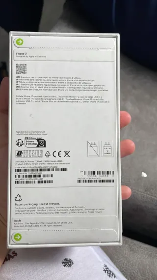 iPhone 17 256g sigillato