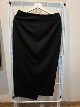 Falda Zara Negra Talla M