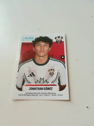 Cromo LaLiga Jonathan Gómez Panini