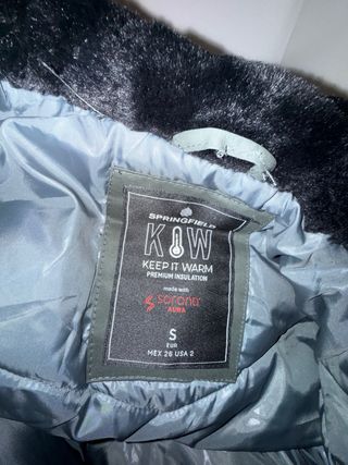 Abrigo verde Springfield talla S