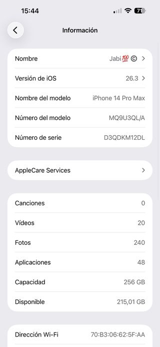 iPhone 14 Pro Max 256 GB Negro